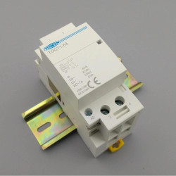 TOCT1 2P 63A 1NO 1NC AC CONTACTOR DIN RAIL AC COIL 220VAC 50Hz